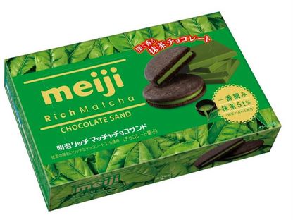 Meiji 抹茶夹心饼干(醇厚版)