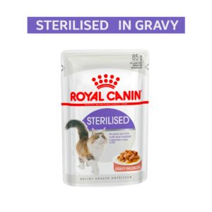Royal Canin Sterilised in Gravy Adult Cat Wet Food 85g